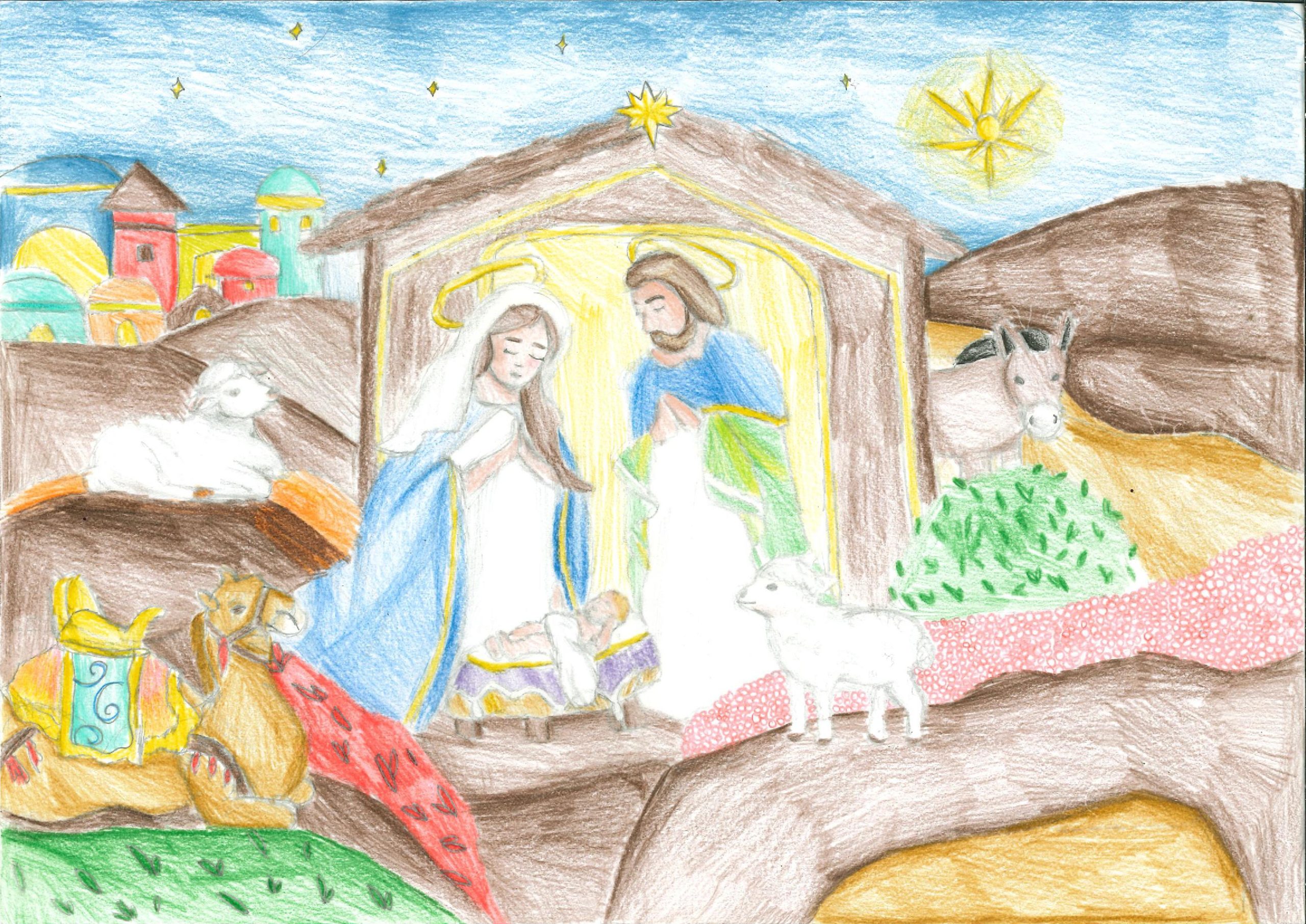 NATIVITY SCENE PAINTING COMPETITION WINNERS 2023-2024 – Knights of St ...
