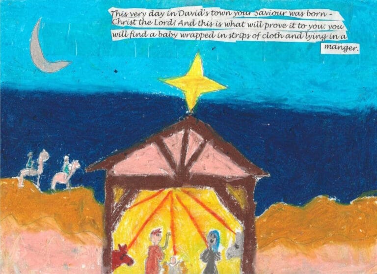 2nd PLACE RUNNER UP: Penelope YR2 St James Catholic Primary School, Orrell, Wigan. Province 8